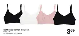 Zeeman Nahtloses Damen-Croptop Angebot
