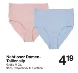 Zeeman Nahtloser Damen- Taillenslip Angebot