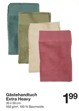 Zeeman Gästehandtuch Extra Heavy Angebot