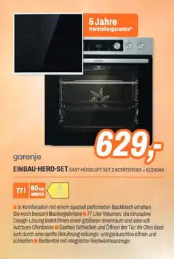 ETech Gorenje einbau-herd-set Angebot