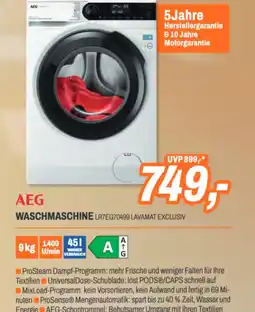 ETech Aeg waschmaschine lr7eg70499 lavamat exclusiv Angebot