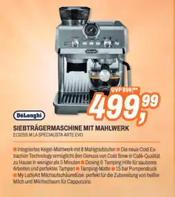ETech Delonghi siebträgermaschine mit mahlwerk Angebot