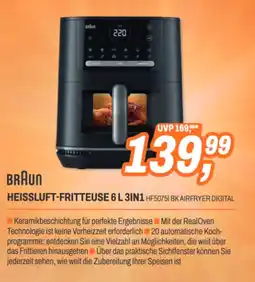 ETech Braun heissluft-fritteuse 6 l 3in1 Angebot