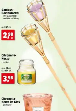 Thomas Philipps Bambus- Gartenfackel Angebot