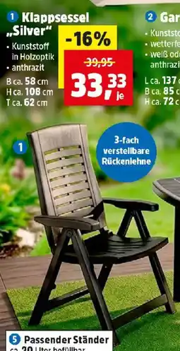 Thomas Philipps Klappsessel Silver Angebot