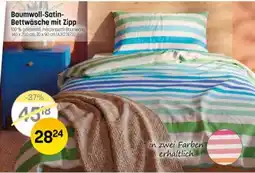 Reiter Baumwoll-satin-bettwäsche mit zipp Angebot