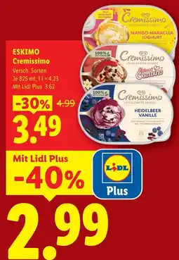 Lidl Eskimo cremissimo Angebot