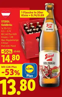 Lidl Stiegl goldbräu Angebot