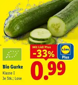 Lidl Bio gurke Angebot