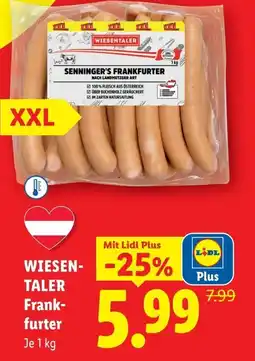 Lidl WIESENTALER TALER Frank- furter Angebot