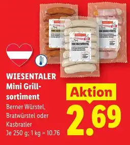 Lidl Wiesentaler mini grill- sortiment Angebot