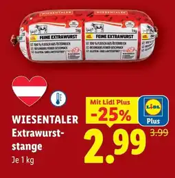 Lidl WIESENTALER Extrawurst- stange Angebot