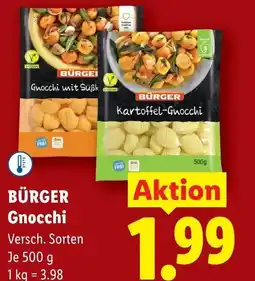 Lidl Bürger kartoffel-guocchi Angebot
