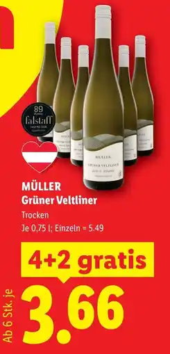 Lidl Müller gruner veltliner Angebot
