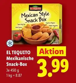 Lidl El tequito mexican style snack box Angebot
