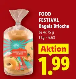 Lidl Food festival bagels brioche Angebot