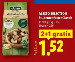 Lidl Alesto selection studentenfutter classic Angebot