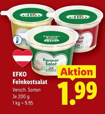 Lidl Efko feinkostsalat Angebot