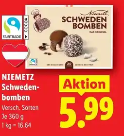 Lidl Niemetz schweden- bomben Angebot