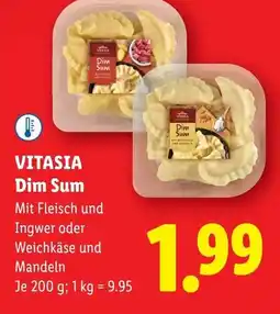 Lidl Vitasia dim sum Angebot