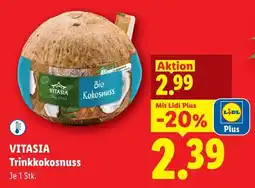 Lidl Vitasia trinkkokosnuss Angebot