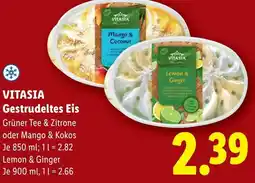 Lidl Vitasia gestrudeltes eis Angebot
