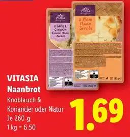 Lidl Vitasia naanbrot Angebot