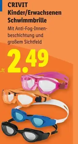 Lidl Crivit kinder/erwachsenen schwimmbrille Angebot