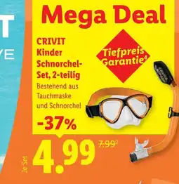 Lidl CRIVIT Kinder Schnorchel- Set, 2-teilig Angebot