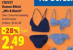 Lidl Crivit damen bikini mix & match Angebot
