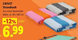 Lidl Crivit strandtuch Angebot