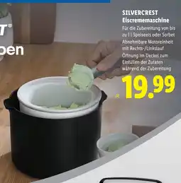 Lidl Silvercrest eiscrememaschine Angebot