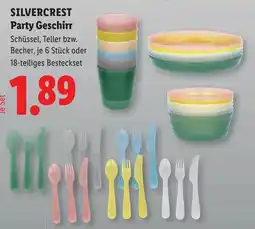 Lidl Silvercrest party geschirr Angebot