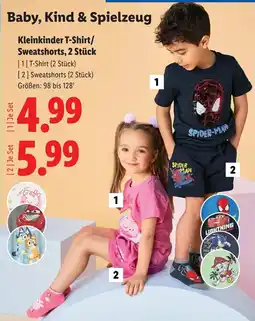 Lidl Kleinkinder T Shirt Sweatshorts 2 Stück Angebot