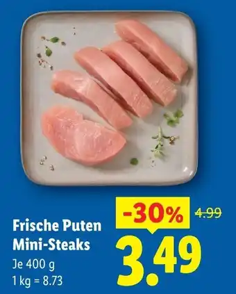 Lidl Frische Puten Mini Steaks Angebot