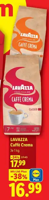 Lavazza caffe crema