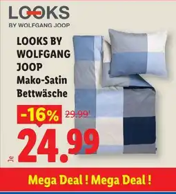Lidl Looks by wolfgang joop mako satin bettwäsche Angebot