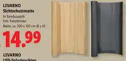 Lidl Livarno sichtschutzmatte Angebot
