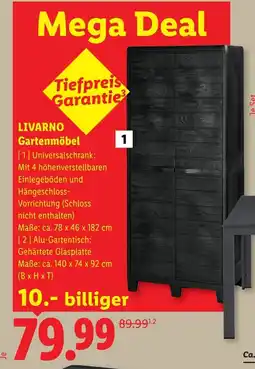 Lidl Livarno gartenmöbel Angebot