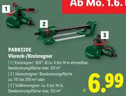 Lidl Parkside viereck kreisregner Angebot