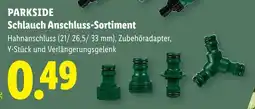 Lidl Parkside schlauch anschluss sortiment Angebot