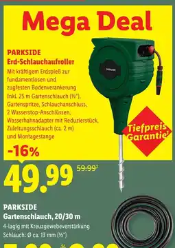 Lidl Parkside gartenschlauch 20 30 m Angebot