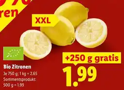 Lidl Bio Zitronen Angebot