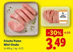 Lidl Frische Puten Mini Steaks Angebot