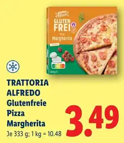 Lidl Trattoria alfredo glutenfreie pizza margherita Angebot