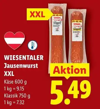 Lidl Wiesentaler jausenwurst Angebot