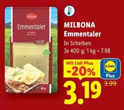Lidl Milbona emmentaler Angebot
