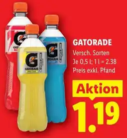 Lidl Gatorade Angebot