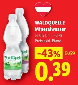 Lidl Waldquelle mineralwasser Angebot