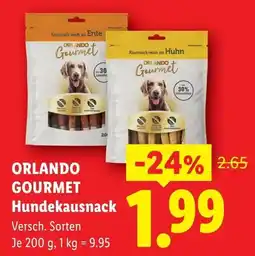 Lidl Orlando gourmet hundekausnack Angebot